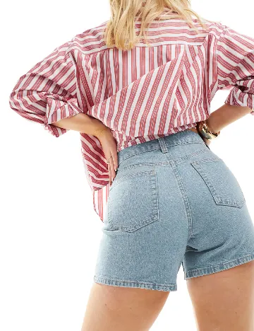 Pantaloni scurti ASOS, albastru Albastru