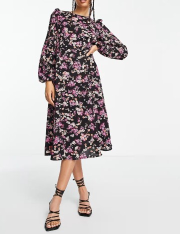 Rochie medie Vero Moda, negru