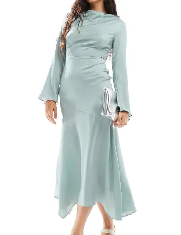 Rochie lunga ASOS, turcoaz Albastru