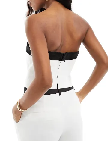 Top ASOS, alb Alb