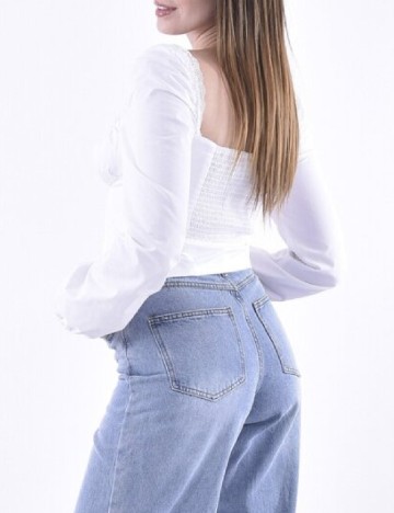 Top Bershka, alb
