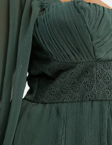 Rochie scurta ASOS Curve, verde Verde