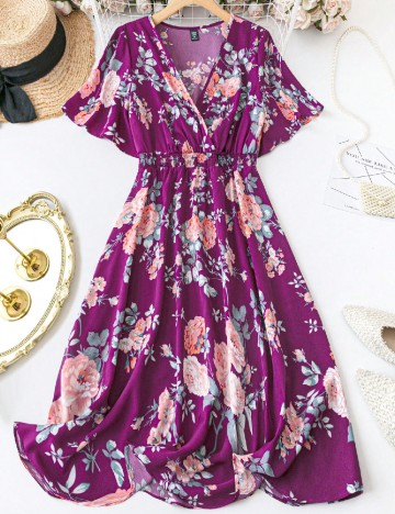 Rochie medie SHEIN, mov