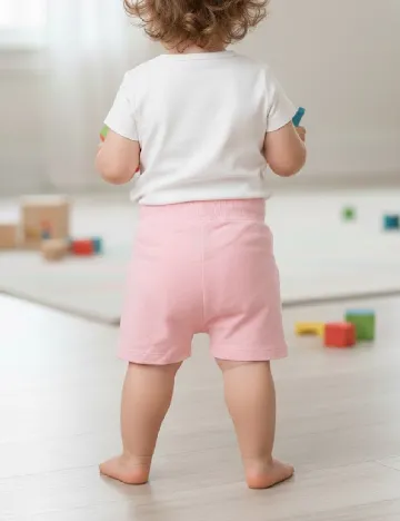 Pantaloni scurti ACTION, roz