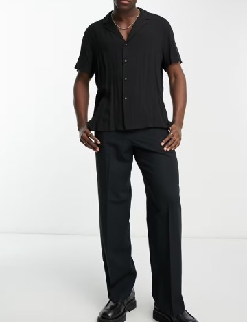 Camasa ASOS, negru