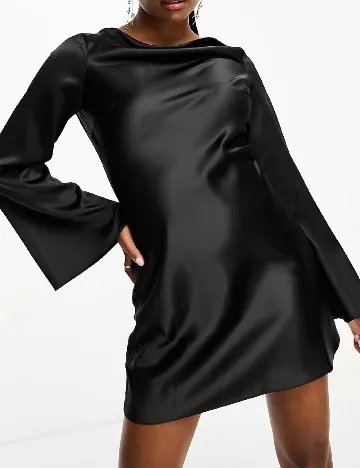 Rochie scurta PETITES MISS SELFRIDGE, negru Negru
