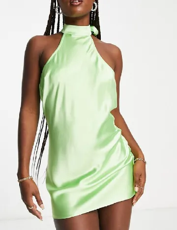Rochie scurta Miss Selfridge, verde Verde