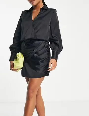 Rochie scurta River Island, negru Negru