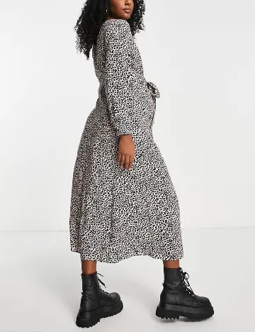 Rochie medie Asos Maternity, animal print Animal print