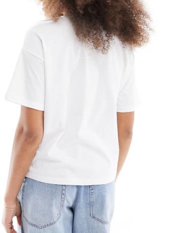 Tricou Oversize ASOS, alb