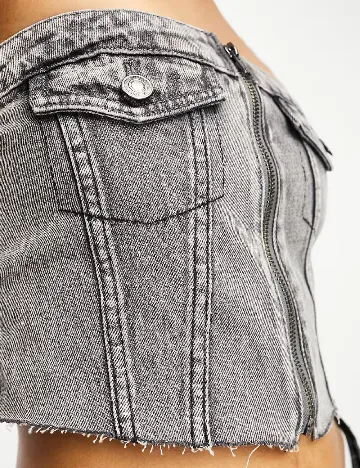 Top Stradivarius, gri Gri