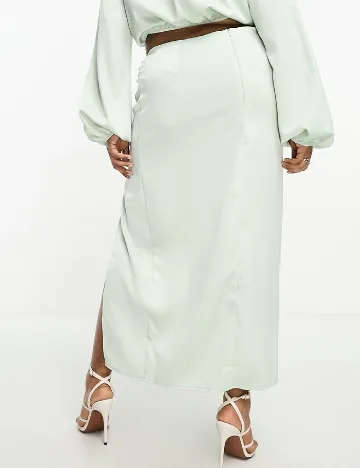 Fusta IN THE STYLE Plus Size, verde Verde
