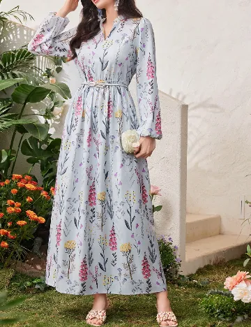 Rochie lunga SHEIN, floral Floral print