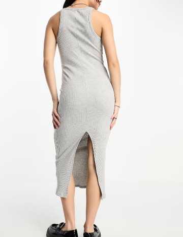 Rochie medie Bershka, gri