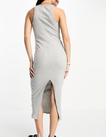 Rochie medie Bershka, gri