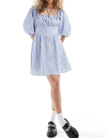 Rochie scurta Glamorous, albastru Albastru