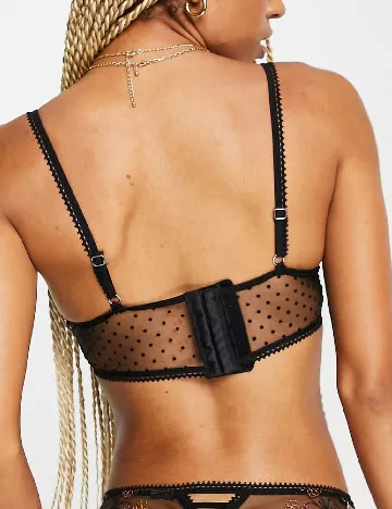 Sutien Lost Ink, negru Negru