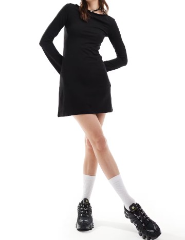 Rochie scurta Monki, negru