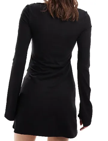 Rochie scurta Monki, negru Negru