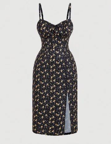 Rochie medie SHEIN CURVE, floral Floral print