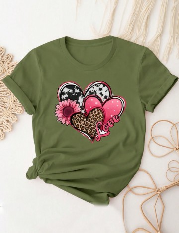 Tricou SHEIN CURVE, verde