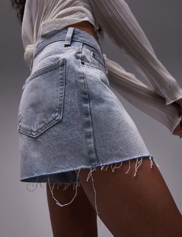 Pantaloni scurti Top Shop, albastru