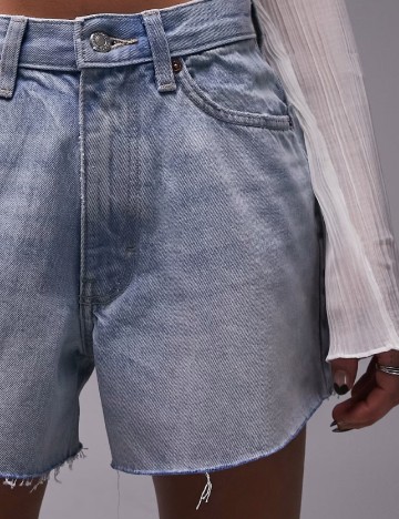 Pantaloni scurti Top Shop, albastru