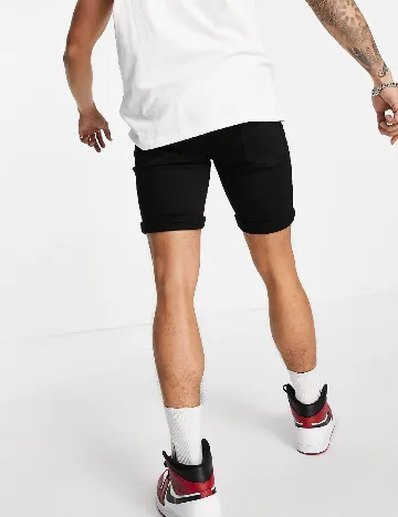 Pantaloni scurti Topman, negru Negru