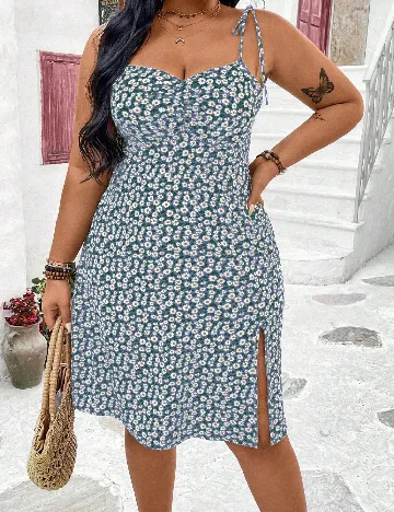 Rochie scurta SHEIN CURVE, floral Floral print