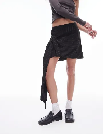 Fusta Top Shop, negru Negru
