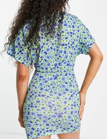 Rochie scurta Pull&Bear, floral print