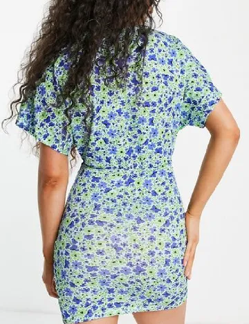 Rochie scurta Pull&Bear, floral print Floral print