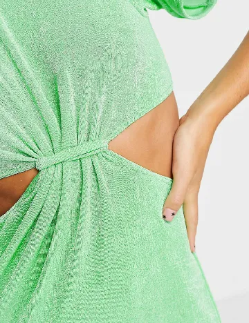 Rochie lunga ASOS, verde Verde