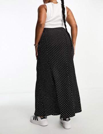Fusta IN THE STYLE Plus Size, negru