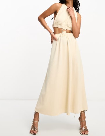 Rochie scurta ASOS, crem
