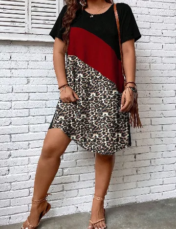 Rochie scurta SHEIN CURVE, mix culori Mix culori