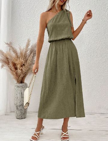 Rochie lunga SHEIN, verde