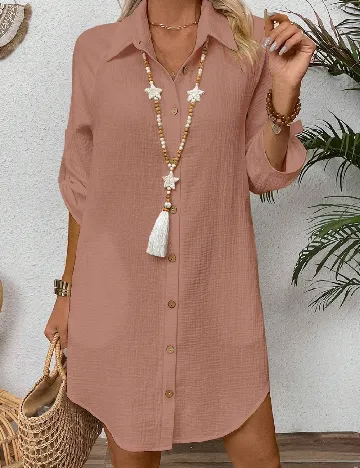 Rochie scurta SHEIN, maro deschis Maro