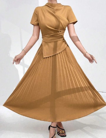 Rochie lunga SHEIN, maro