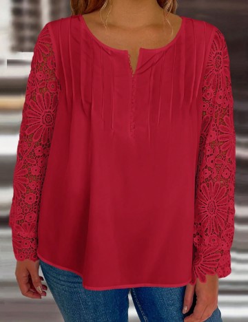 Bluza SHEIN CURVE, rosu