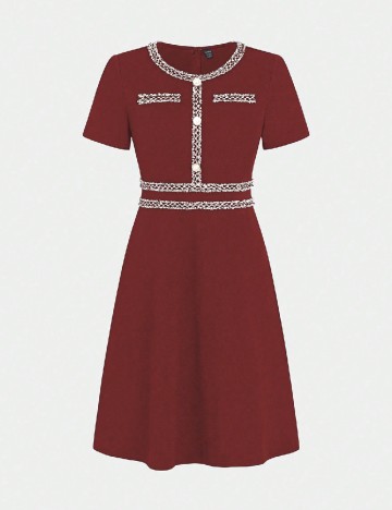 Rochie medie SHEIN, rosu