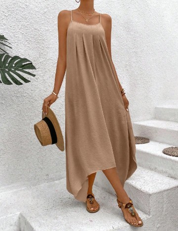 Rochie lunga SHEIN, maro