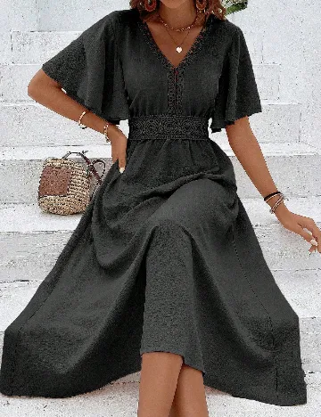 Rochie medie SHEIN, negru Negru