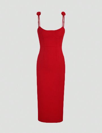 Rochie medie SHEIN, rosu