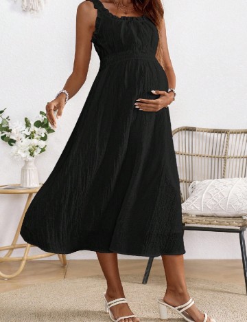 Rochie medie SHEIN Maternity, negru
