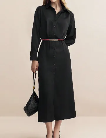 Rochie lunga SHEIN, negru Negru
