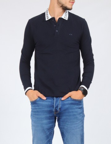 Bluza Armani Exchange, bleumarin inchis