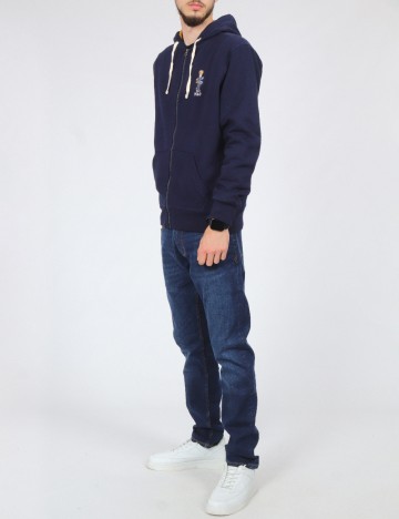 Hanorac Oversize Polo Ralph Lauren, bleumarin