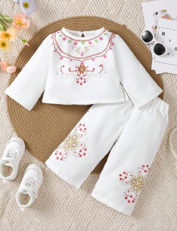 Compleu Shein Kids, alb