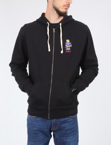 Hanorac Oversize Polo Ralph Lauren, negru